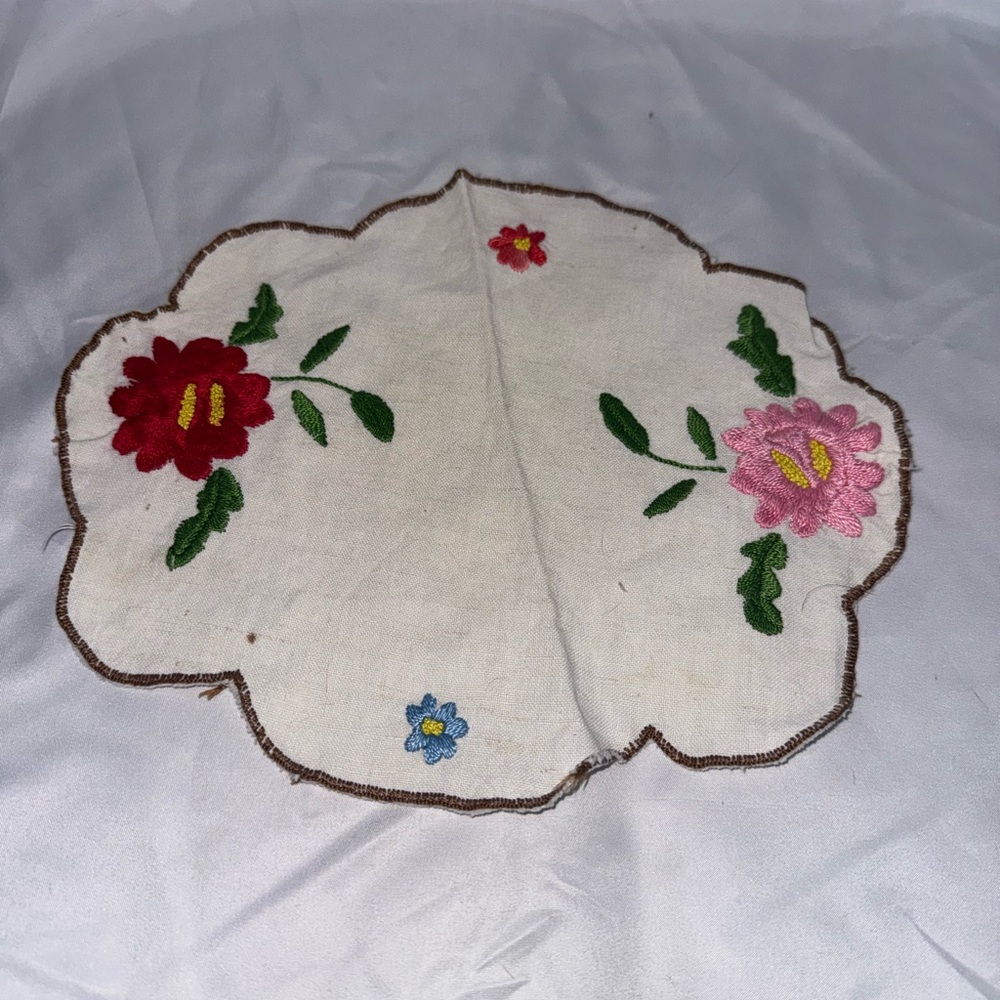 Floral Embroidered Cloth